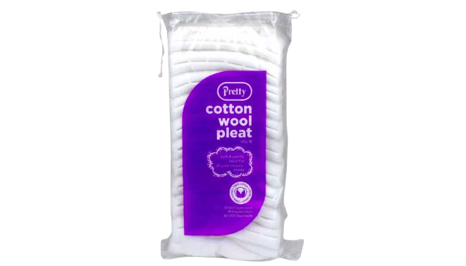 Pretty Cotton Wool Pleat