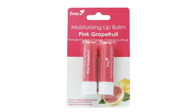 Pretty Moisturising Lip Balm Pink Grapefruit