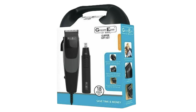 Groom Ease By Wahl Clipper Gift Set 18Piece Kit