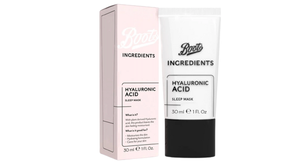 Boots Ingredients Hyaluronic Acid Sleep Mask