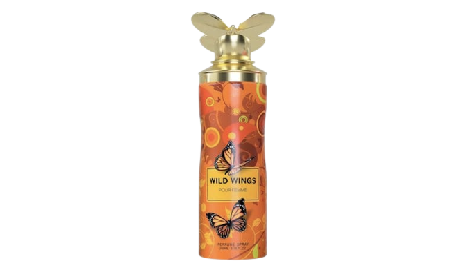 Zirconia Butterfly Wild Wings Body Spray