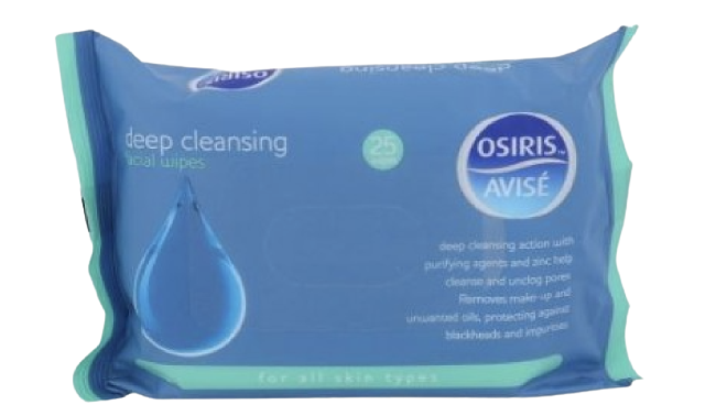Osiris Avise Deep Cleansing Facial Wipes