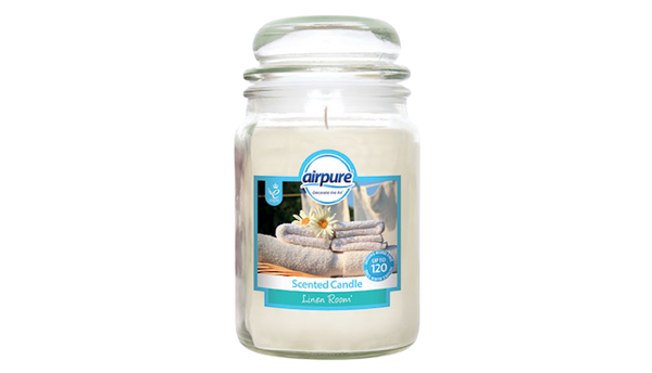 Air Pure Scented Candle Linen Room