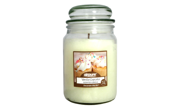 Air Pure Scented Candle Vanilla Cupcake