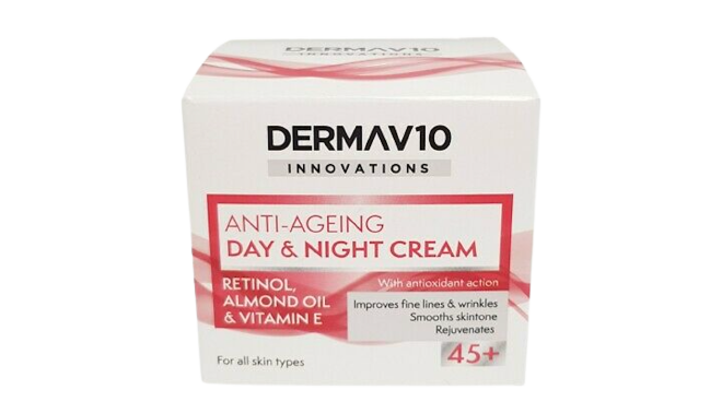Dermav10 Anti-Ageing Day And Night Cream
Retinol,Almond Oil 7 Vita