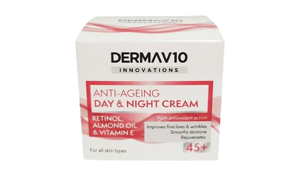 Dermav10 Anti-Ageing Day And Night Cream
Retinol,Almond Oil 7 Vita
