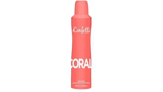 Confetti Coral Deodorant Body Spray