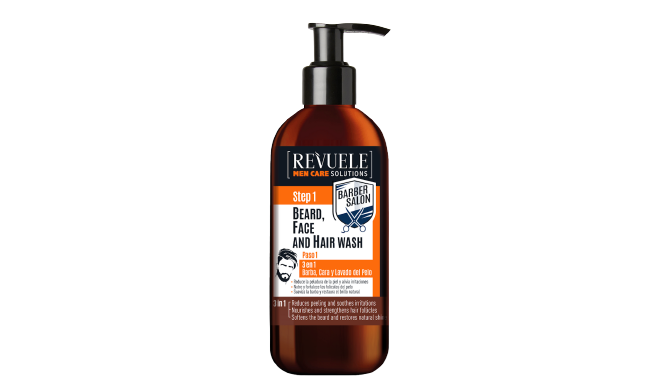 Revuele Step 1 Beard, Face And Hair Wash