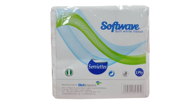Sofwtave Serviettes 1Ply