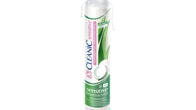 Cleanic Sensitive Aloe Vera Cotton Pads