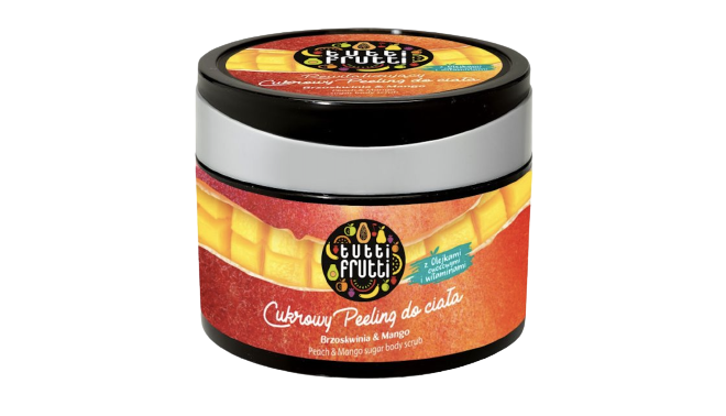 Tutti Frutti Peach And Mango Sugar Scrub