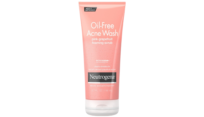 Neutrogena Oil Free Acne Wash Pink Grape Fruit Scrub