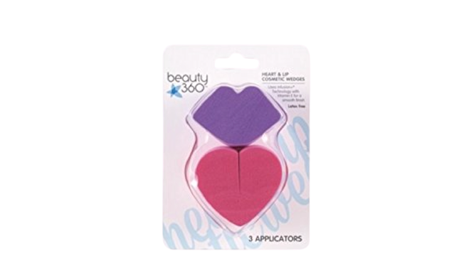 Beauty 360 Heart And Lip Cosmetic Wedges
