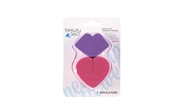 Beauty 360 Heart And Lip Cosmetic Wedges