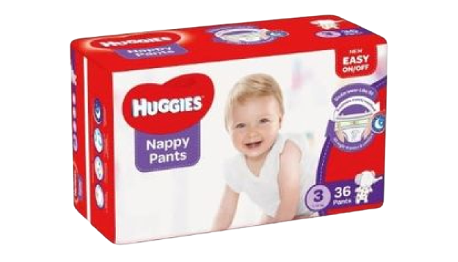 Huggies Nappy Pants 3 7-12Kg 36Pants
