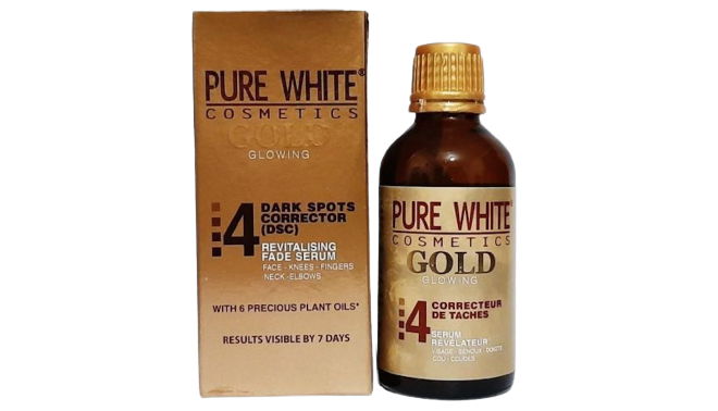 Pure White Cosmetics Gold Glowing 4 Correcteur
Serum