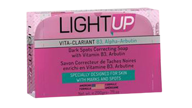 Light Up Vita Clariant Soap Pink