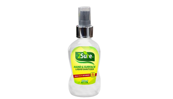 2 Sure Hand And Surface Liquid Sanitizer