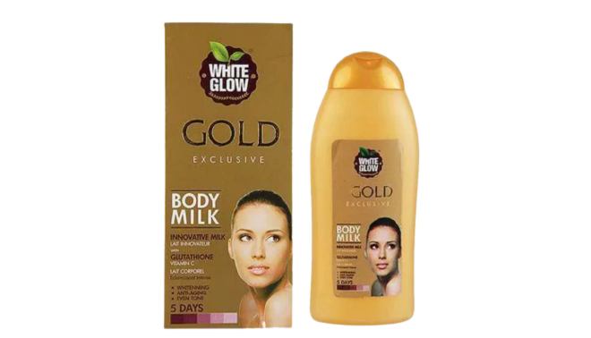 White Glow Gold Body Milk