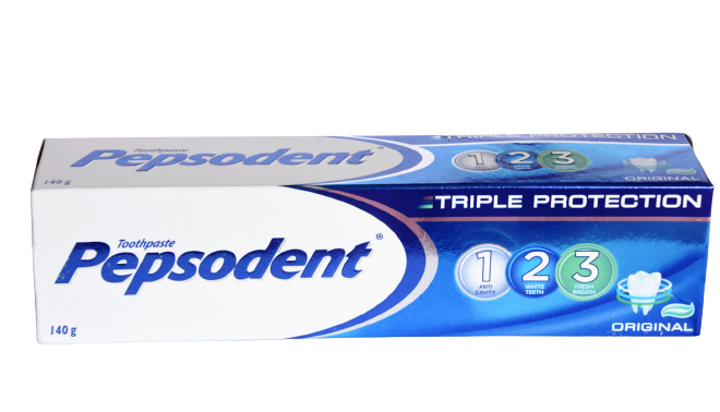Pepsodent Triple Protection 123 Natural White