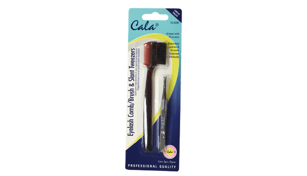 Cala Eye Lash Comb/Brush/Slat Tweezers