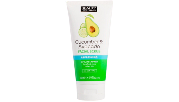 Beauty Formulas Cucumber And Avocado Facial Scrub