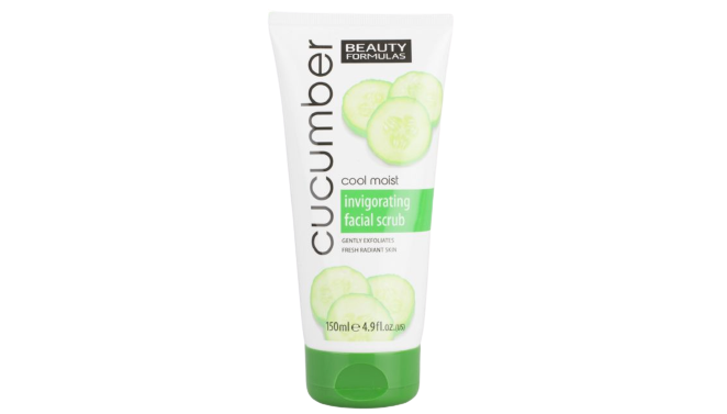 Beauty Formulas Cucumber Cool Mist Facial Scrub