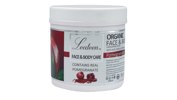 Lealeen Macadamia Face And Body Organic Scrub