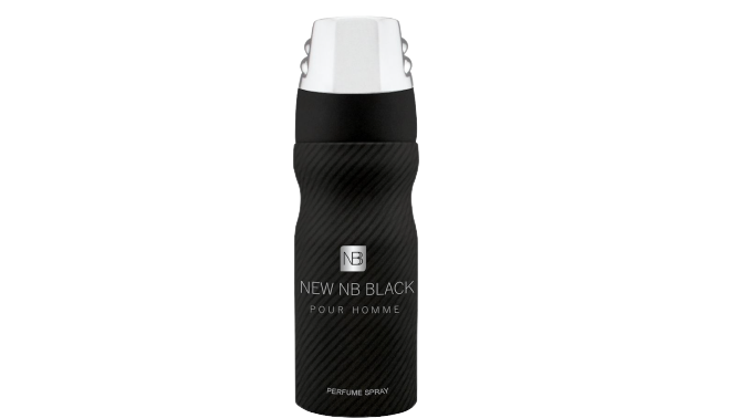 New Nb Black Pour Homme Body Spray