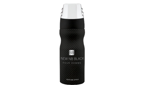 New Nb Black Pour Homme Body Spray