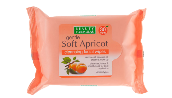 Beauty Formulas Gentle Soft Apricot Wipes