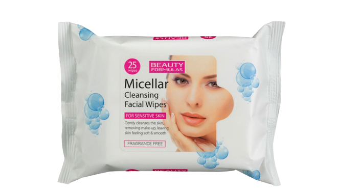 Beauty Formulas Micellar Facial Wipes