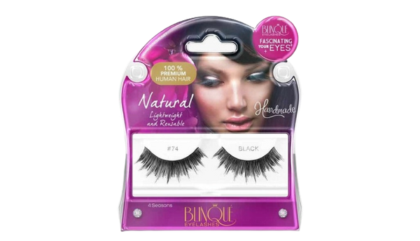 Blinque Eye Lashes 100% Premium Human Hair Natural