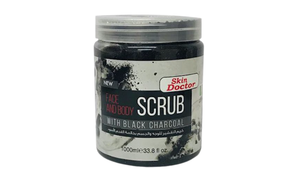 Skin Doctor Face And Body Scrub Black Charcoal