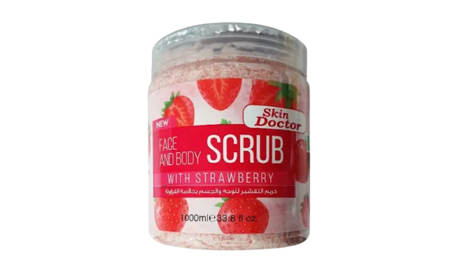 Skin Doctor Face And Body Scrub With Strawberry