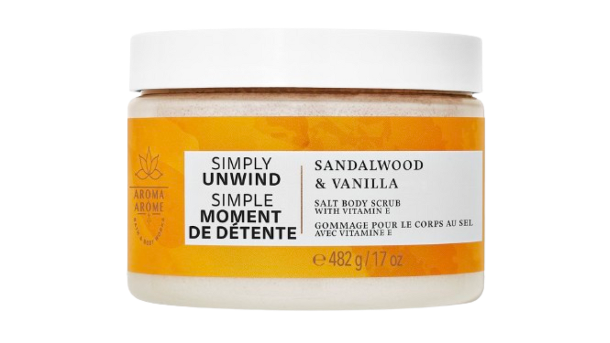 Simply Unwindaroma Sandalwood & Vanilla Salt