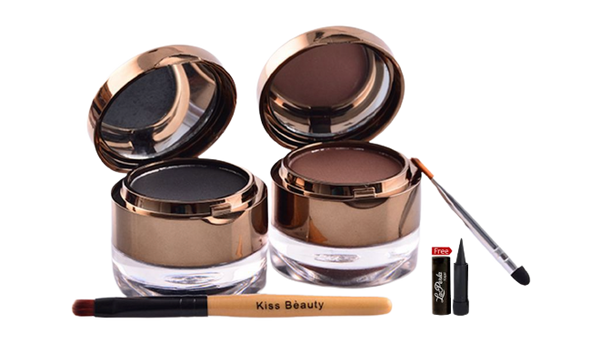Kiss Beauty Eyeliner +Eyebrow Pretty Eyes