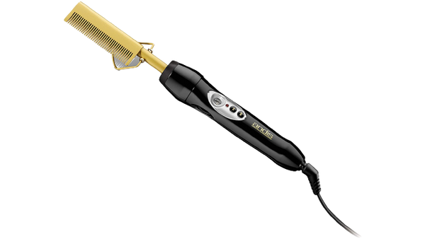 High Heat Gold Ceramic Professional Press Comb