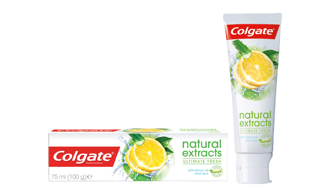 Colgate Natural Extract With Lemon Tooth Paste
