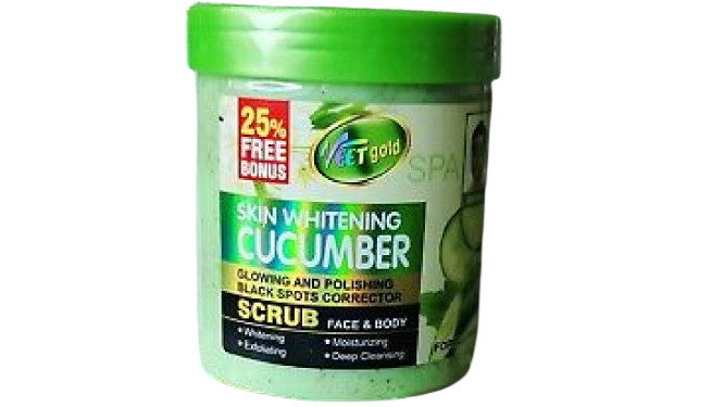 Veetgold Skin Whitening Cucumber Scrub