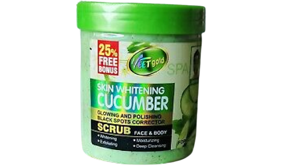 Veetgold Skin Whitening Cucumber Scrub