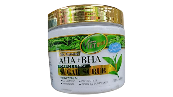 Veet Gold Aha+Bha Sugar Face And Body Scrub