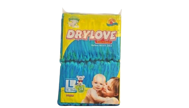 Dry Love Diapers 34L