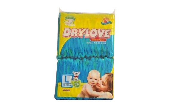 Dry Love Diapers 34L