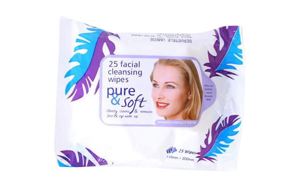 Pure And Soft Facial Wipes