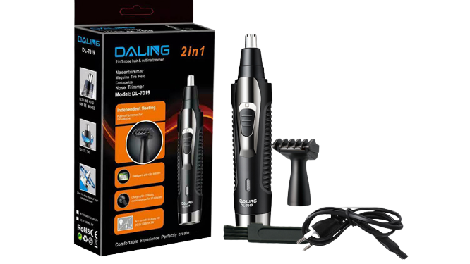 Daling 2In1 Nose Hair And Outline Trimmer