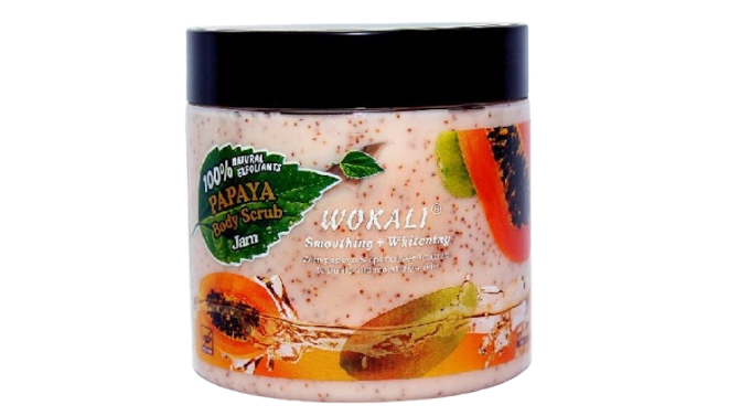 Wokali Papaya Body Scrub Jam