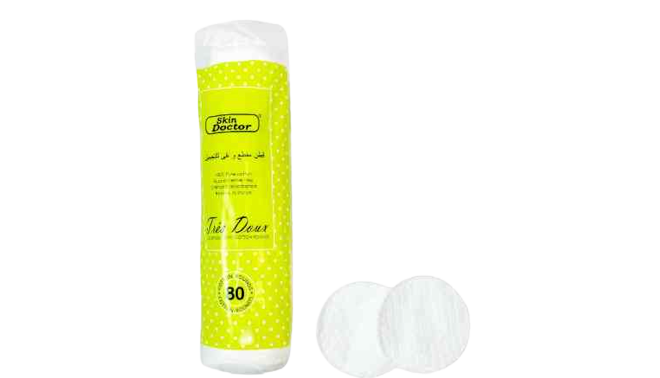 Skin Doctor Cosmetics Pad 80Pcs Green