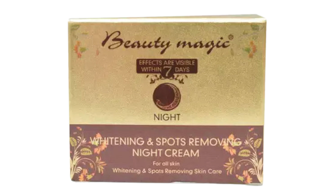 Beauty Magic Whitening 7 Spot Removing Night
Cream