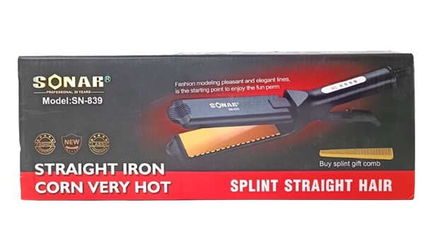 Sonar Model Sn-839T Splint Straight Hair